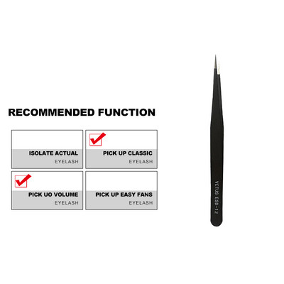 Τσιμπιδάκια επέκτασης βλεφαρίδων για βλεφαρίδες από ανοξείδωτο ατσάλι Straight Bend Χονδρικό τσιμπιδάκι Σετ τσιμπιδάκι όγκου φρυδιών Εργαλείο μακιγιάζ