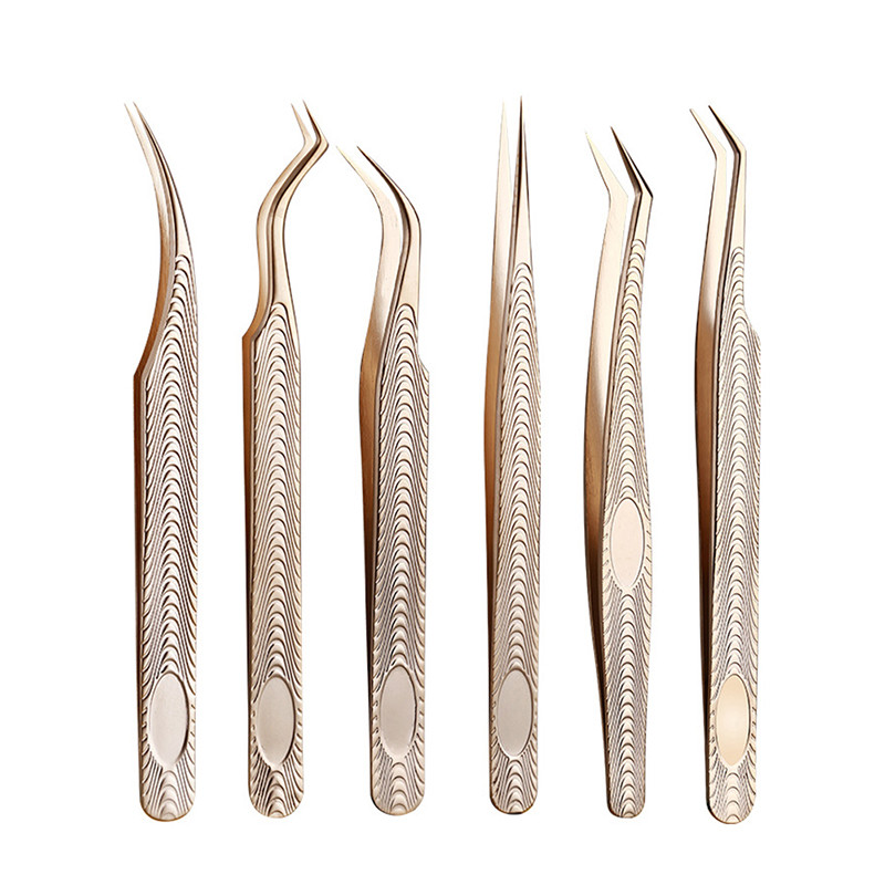Τσιμπιδάκια επέκτασης βλεφαρίδων για βλεφαρίδες από ανοξείδωτο ατσάλι Straight Bend Χονδρικό τσιμπιδάκι Σετ τσιμπιδάκι όγκου φρυδιών Εργαλείο μακιγιάζ