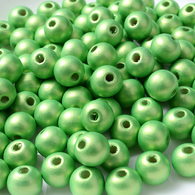 30/10Pcs 10/16mm Στρογγυλές Ξύλινες Χάντρες Φωτεινές πολύχρωμες Χάντρες διαχωρισμού για κοσμήματα Κατασκευή Diy Κολιέ Βραχιόλια Αξεσουάρ Χονδρική