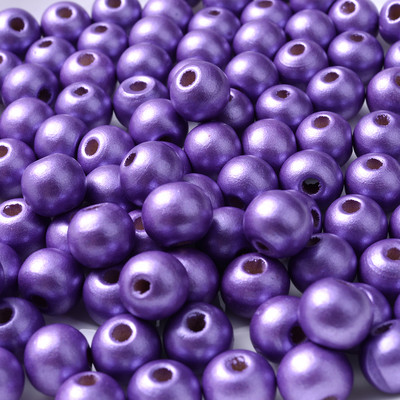 30/10Pcs 10/16mm Στρογγυλές Ξύλινες Χάντρες Φωτεινές πολύχρωμες Χάντρες διαχωρισμού για κοσμήματα Κατασκευή Diy Κολιέ Βραχιόλια Αξεσουάρ Χονδρική