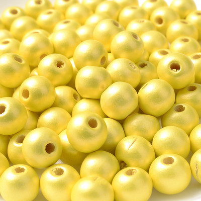 30/10Pcs 10/16mm Στρογγυλές Ξύλινες Χάντρες Φωτεινές πολύχρωμες Χάντρες διαχωρισμού για κοσμήματα Κατασκευή Diy Κολιέ Βραχιόλια Αξεσουάρ Χονδρική