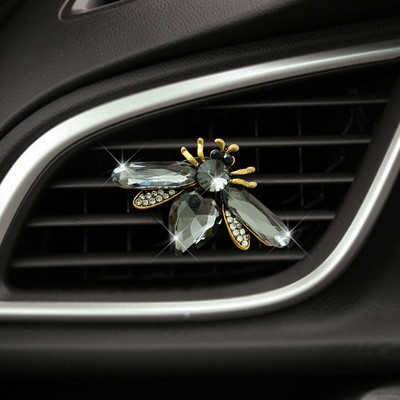 „Crystal Diamond Bee“ automobilių oro gaiviklis „Auto Outlet“ kvepalai „Bees“ spaustukai, salono priedai, automobilių stiliaus ventiliacijos kvapų difuzorius