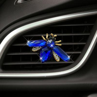 „Crystal Diamond Bee“ automobilių oro gaiviklis „Auto Outlet“ kvepalai „Bees“ spaustukai, salono priedai, automobilių stiliaus ventiliacijos kvapų difuzorius