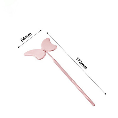1 τεμ. Επέκταση βλεφαρίδων Φορητός καθρέφτης εμβολιασμού από ανοξείδωτο χάλυβα με μακριά λαβή καθρέφτη Εργαλεία μακιγιάζ Ελέγξτε την επέκταση ψεύτικων βλεφαρίδων