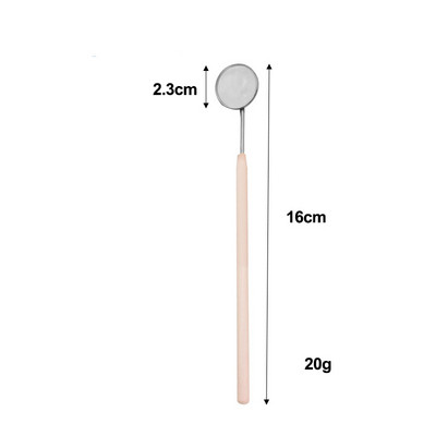 1 τεμ. Επέκταση βλεφαρίδων Φορητός καθρέφτης εμβολιασμού από ανοξείδωτο χάλυβα με μακριά λαβή καθρέφτη Εργαλεία μακιγιάζ Ελέγξτε την επέκταση ψεύτικων βλεφαρίδων