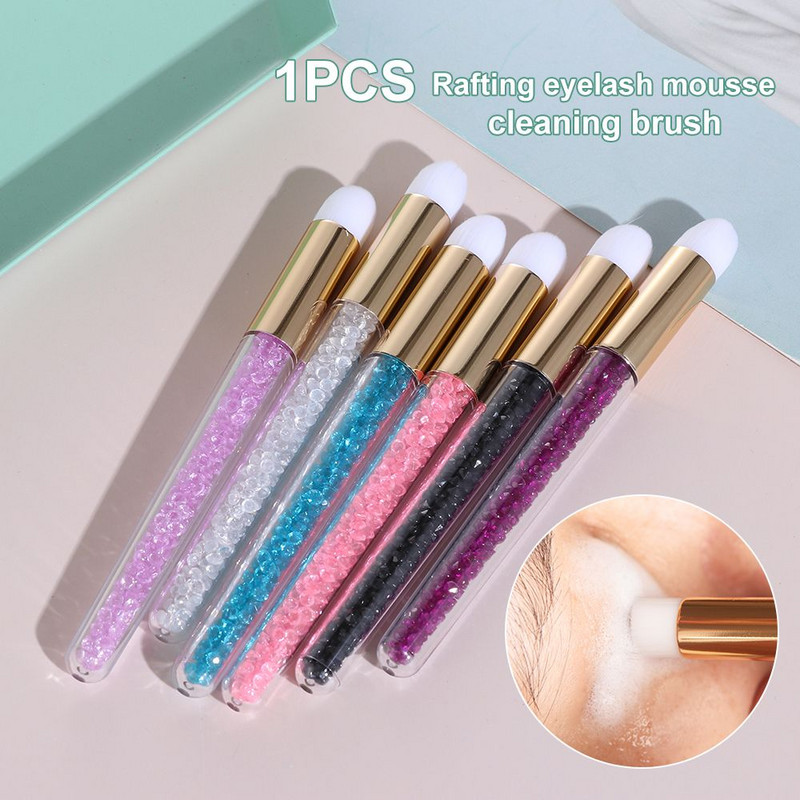 Hot Sale Blakstienų valymo šampūno šepetėliai Inkštirų valiklis Nosies valymas Grožio makiažo šepetėlis blakstienų priauginimui Priemonės