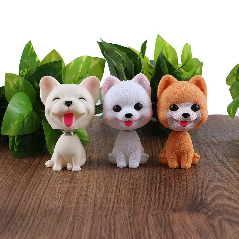 Ukrasi za kontrolnu ploču automobila Igračke za psiće koji klimaju glavom Ukrasi za pse koji vrte glavom Automobilska igračka za pseće pseće igračke za klimanje Lutke koje vrte glavom Automobil Kućna soba