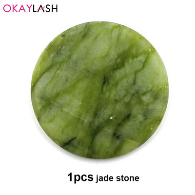 Okaylash 100 tk ripsmeliimi hoidja paberist kaubaaluse kleebiste padjad 1 tk ripsmepikendusega jadekivi komplekt