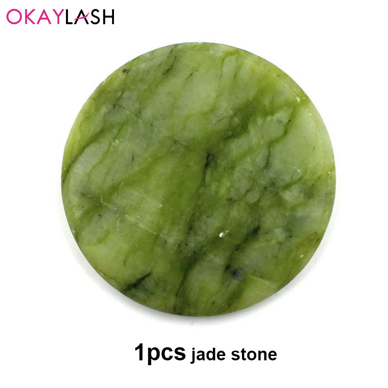 Okaylash 100 tk ripsmeliimi hoidja paberist kaubaaluse kleebiste padjad 1 tk ripsmepikendusega jadekivi komplekt