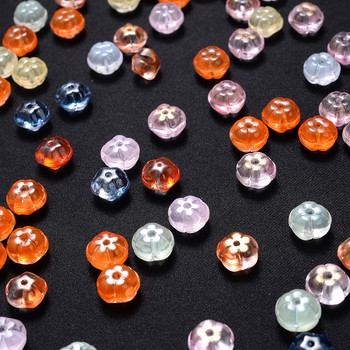10 τεμ. 7x10 χιλιοστά κρυστάλλινες χάντρες κολοκύθας Διαφανείς γλυκές χάντρες για κοσμήματα κατασκευής κεντημάτων Μπρελόκ σκουλαρίκι DIY κορίτσι δώρο