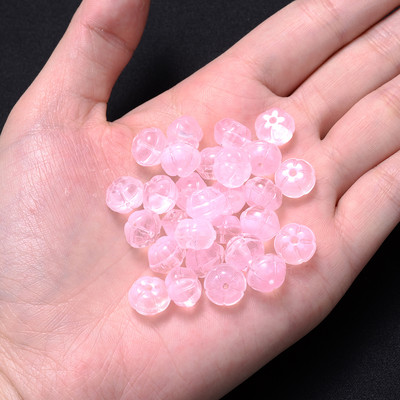 10 tk 7x10 mm kõrvitsa kristallhelmed läbipaistvad magusad vahehelmed ehetele näputöö võtmehoidja kõrvarõngas DIY tüdrukule kingitus