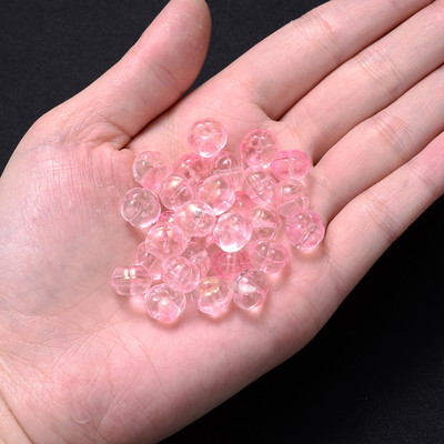 10 tk 7x10 mm kõrvitsa kristallhelmed läbipaistvad magusad vahehelmed ehetele näputöö võtmehoidja kõrvarõngas DIY tüdrukule kingitus