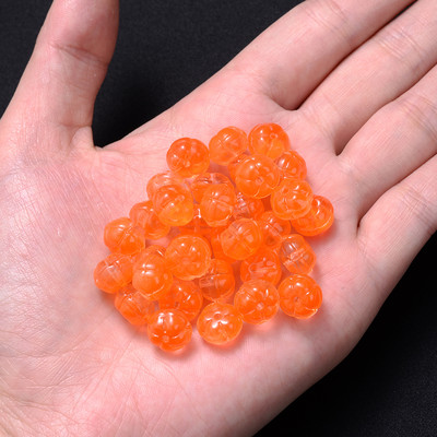 10 tk 7x10 mm kõrvitsa kristallhelmed läbipaistvad magusad vahehelmed ehetele näputöö võtmehoidja kõrvarõngas DIY tüdrukule kingitus