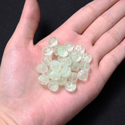 10 tk 7x10 mm kõrvitsa kristallhelmed läbipaistvad magusad vahehelmed ehetele näputöö võtmehoidja kõrvarõngas DIY tüdrukule kingitus