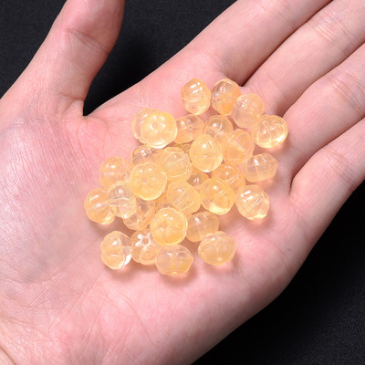 10 tk 7x10 mm kõrvitsa kristallhelmed läbipaistvad magusad vahehelmed ehetele näputöö võtmehoidja kõrvarõngas DIY tüdrukule kingitus