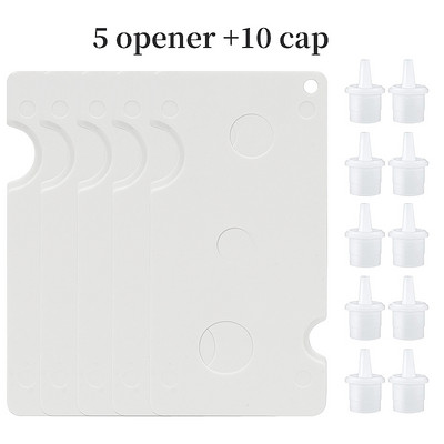 Μπουκάλι κόλλας βλεφαρίδων Πλαστικά καπάκια ανοιχτήρι Αντικατάσταση μπουκαλιού Στόμα κεφαλής εκτεταμένης κόλλας Χρήση Εργαλεία επέκτασης βλεφαρίδων κατά του μπλοκαρίσματος