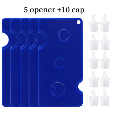 Μπουκάλι κόλλας βλεφαρίδων Πλαστικά καπάκια ανοιχτήρι Αντικατάσταση μπουκαλιού Στόμα κεφαλής εκτεταμένης κόλλας Χρήση Εργαλεία επέκτασης βλεφαρίδων κατά του μπλοκαρίσματος