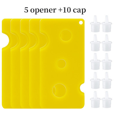 Μπουκάλι κόλλας βλεφαρίδων Πλαστικά καπάκια ανοιχτήρι Αντικατάσταση μπουκαλιού Στόμα κεφαλής εκτεταμένης κόλλας Χρήση Εργαλεία επέκτασης βλεφαρίδων κατά του μπλοκαρίσματος