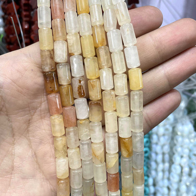 Looduslikust kivist silinder türkiissinised ahhaatid jades tiigrisilm lahtised helmed ehete valmistamiseks DIY käevõru kaelakee tarvikud