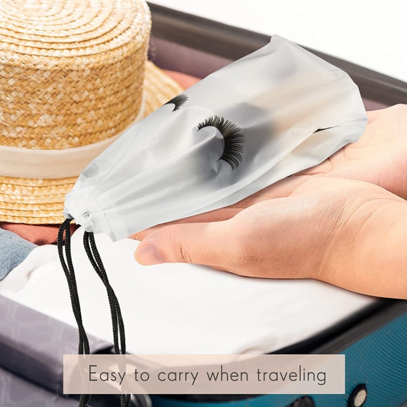 30 TK ripsmete järelhoolduskotid plastikust pingutusnöörid ripsmete kott tualett-tarbed jumestuskotike Kosmeetika reisiilutarvete kinkepakend