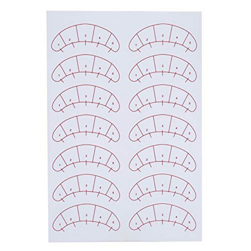 Εργαλεία διδασκαλίας επέκτασης βλεφαρίδων για αρχάριους Εξασκηθείτε στις ψεύτικες βλεφαρίδες Κόλλα θήκης ταινίας μανεκέν Δίσκος κεφαλών