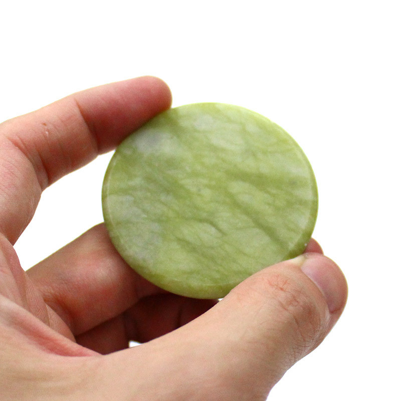 Apvalus nefrito akmens blakstienų priauginimo klijų klijų laikiklis blakstienų klijų padėklų padėklas blakstienų priauginimui makiažo įrankiai didmeninė prekyba