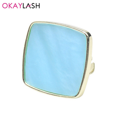 Okaylash Professional ripsmepikendusliimi hoidjarõngas unikaalsed luksuslikud Nailart pigmendialuse vaigurõngad