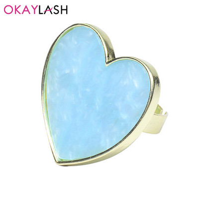 Okaylash Professional ripsmepikendusliimi hoidjarõngas unikaalsed luksuslikud Nailart pigmendialuse vaigurõngad