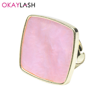 Okaylash Professional ripsmepikendusliimi hoidjarõngas unikaalsed luksuslikud Nailart pigmendialuse vaigurõngad