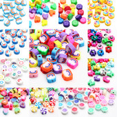 9 χιλιοστά Cartoon Polymer Clay Spacer Beads For DIY Παιδικά κοσμήματα Κατασκευή Χειροτεχνίας Χειροποίητα Σκουλαρίκια Κολιέ Βραχιόλι Γούρι Αξεσουάρ