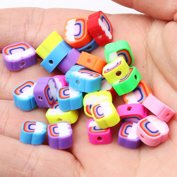 9 χιλιοστά Cartoon Polymer Clay Spacer Beads For DIY Παιδικά κοσμήματα Κατασκευή Χειροτεχνίας Χειροποίητα Σκουλαρίκια Κολιέ Βραχιόλι Γούρι Αξεσουάρ
