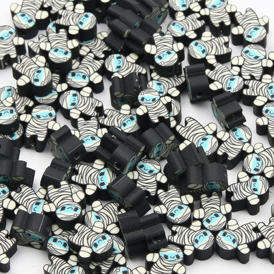 9 χιλιοστά Cartoon Polymer Clay Spacer Beads For DIY Παιδικά κοσμήματα Κατασκευή Χειροτεχνίας Χειροποίητα Σκουλαρίκια Κολιέ Βραχιόλι Γούρι Αξεσουάρ