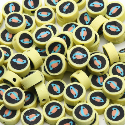 9 χιλιοστά Cartoon Polymer Clay Spacer Beads For DIY Παιδικά κοσμήματα Κατασκευή Χειροτεχνίας Χειροποίητα Σκουλαρίκια Κολιέ Βραχιόλι Γούρι Αξεσουάρ