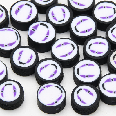 9 χιλιοστά Cartoon Polymer Clay Spacer Beads For DIY Παιδικά κοσμήματα Κατασκευή Χειροτεχνίας Χειροποίητα Σκουλαρίκια Κολιέ Βραχιόλι Γούρι Αξεσουάρ