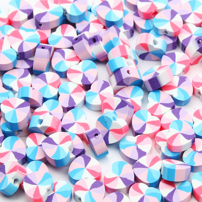 9 χιλιοστά Cartoon Polymer Clay Spacer Beads For DIY Παιδικά κοσμήματα Κατασκευή Χειροτεχνίας Χειροποίητα Σκουλαρίκια Κολιέ Βραχιόλι Γούρι Αξεσουάρ