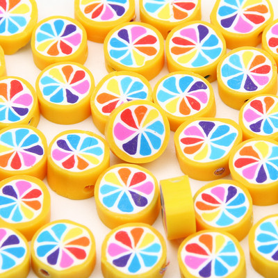 9 χιλιοστά Cartoon Polymer Clay Spacer Beads For DIY Παιδικά κοσμήματα Κατασκευή Χειροτεχνίας Χειροποίητα Σκουλαρίκια Κολιέ Βραχιόλι Γούρι Αξεσουάρ