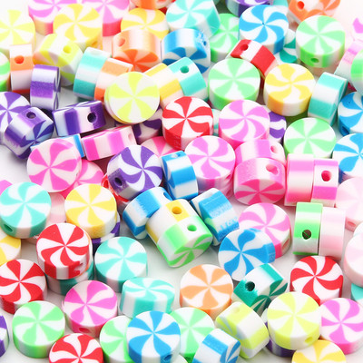 9 χιλιοστά Cartoon Polymer Clay Spacer Beads For DIY Παιδικά κοσμήματα Κατασκευή Χειροτεχνίας Χειροποίητα Σκουλαρίκια Κολιέ Βραχιόλι Γούρι Αξεσουάρ