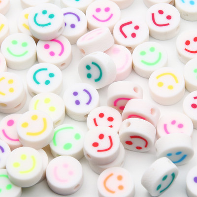 9 χιλιοστά Cartoon Polymer Clay Spacer Beads For DIY Παιδικά κοσμήματα Κατασκευή Χειροτεχνίας Χειροποίητα Σκουλαρίκια Κολιέ Βραχιόλι Γούρι Αξεσουάρ