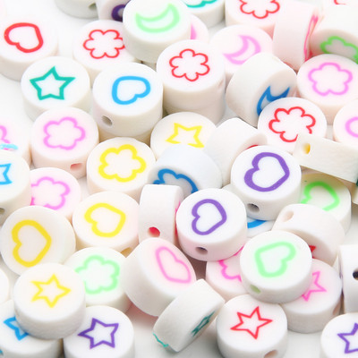 9 χιλιοστά Cartoon Polymer Clay Spacer Beads For DIY Παιδικά κοσμήματα Κατασκευή Χειροτεχνίας Χειροποίητα Σκουλαρίκια Κολιέ Βραχιόλι Γούρι Αξεσουάρ