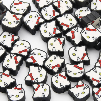 9 χιλιοστά Cartoon Polymer Clay Spacer Beads For DIY Παιδικά κοσμήματα Κατασκευή Χειροτεχνίας Χειροποίητα Σκουλαρίκια Κολιέ Βραχιόλι Γούρι Αξεσουάρ