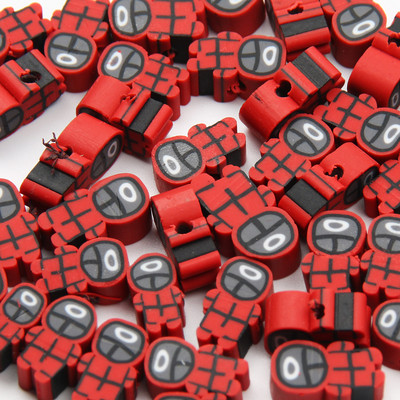 9 χιλιοστά Cartoon Polymer Clay Spacer Beads For DIY Παιδικά κοσμήματα Κατασκευή Χειροτεχνίας Χειροποίητα Σκουλαρίκια Κολιέ Βραχιόλι Γούρι Αξεσουάρ