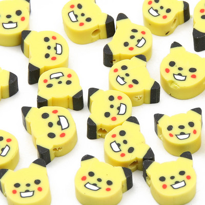 9 χιλιοστά Cartoon Polymer Clay Spacer Beads For DIY Παιδικά κοσμήματα Κατασκευή Χειροτεχνίας Χειροποίητα Σκουλαρίκια Κολιέ Βραχιόλι Γούρι Αξεσουάρ