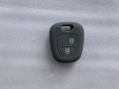 2 pogu silikona futrālis Peugeot 107 206 307 207 408 Citroen C2 C3 C4 Berlingo Xsara Picasso Toyota Aygo Straight Key