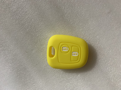 2 pogu silikona futrālis Peugeot 107 206 307 207 408 Citroen C2 C3 C4 Berlingo Xsara Picasso Toyota Aygo Straight Key