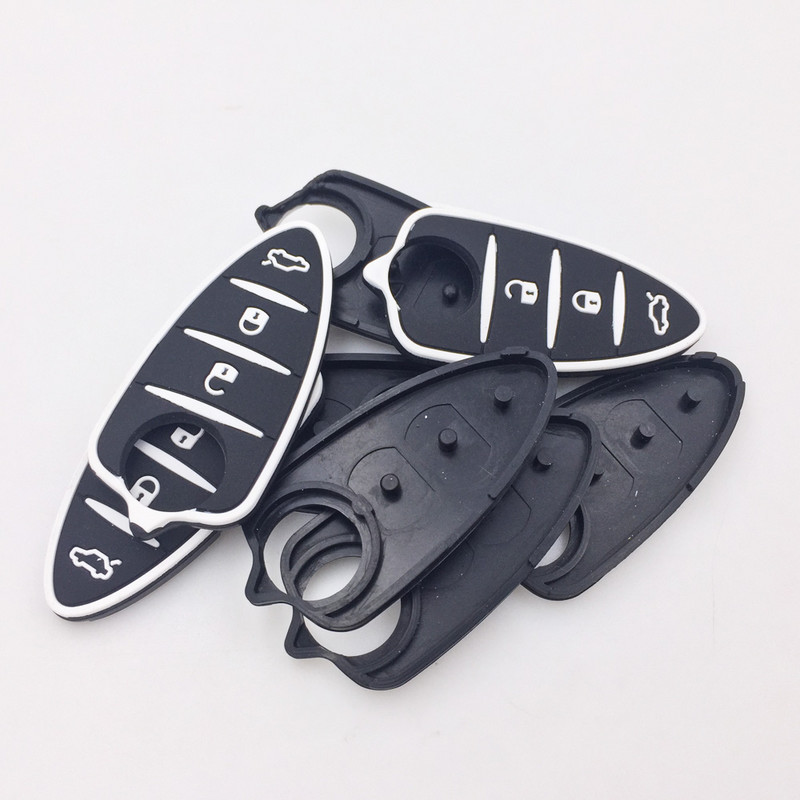 Μπρελόκ αυτοκινήτου σιλικόνης Xinyuexin για Alfa Romeo 4C Mito Giulietta Myth 159 GTO GTA Flip Remote Key Auto Part Auto