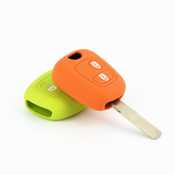 Προστατευτικό θήκης κλειδιού αυτοκινήτου σιλικόνης Κάλυμμα τηλεχειριστηρίου κλειδιού για Peugeot 107 206 207 307 για Citroen C1 C2 C3 C4 Picasso για Toyota Aygo