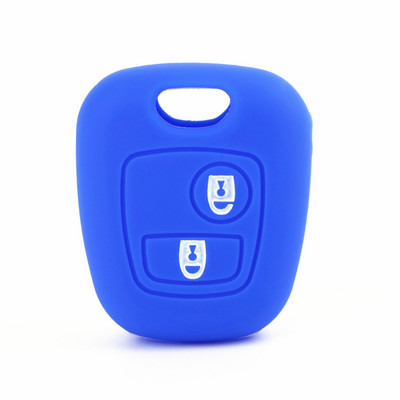 Protector de husă de mașină pentru chei din silicon, capac pentru chei de la distanță pentru Peugeot 107 206 207 307 pentru Citroen C1 C2 C3 C4 Picasso pentru Toyota Aygo