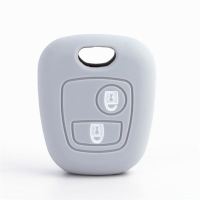 Protector de husă de mașină pentru chei din silicon, capac pentru chei de la distanță pentru Peugeot 107 206 207 307 pentru Citroen C1 C2 C3 C4 Picasso pentru Toyota Aygo