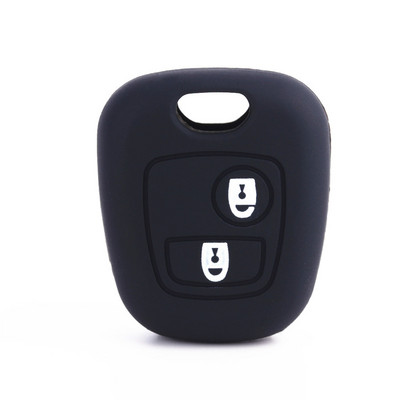 Protector de husă de mașină pentru chei din silicon, capac pentru chei de la distanță pentru Peugeot 107 206 207 307 pentru Citroen C1 C2 C3 C4 Picasso pentru Toyota Aygo