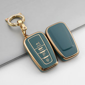 2/3/4 nupud Toyota Camry CHR Corolla RAV4 Avalon Land Cruiser Prado Prius 2017 - 2022 TPU auto võtmeümbrise kate fob võtmehoidja jaoks